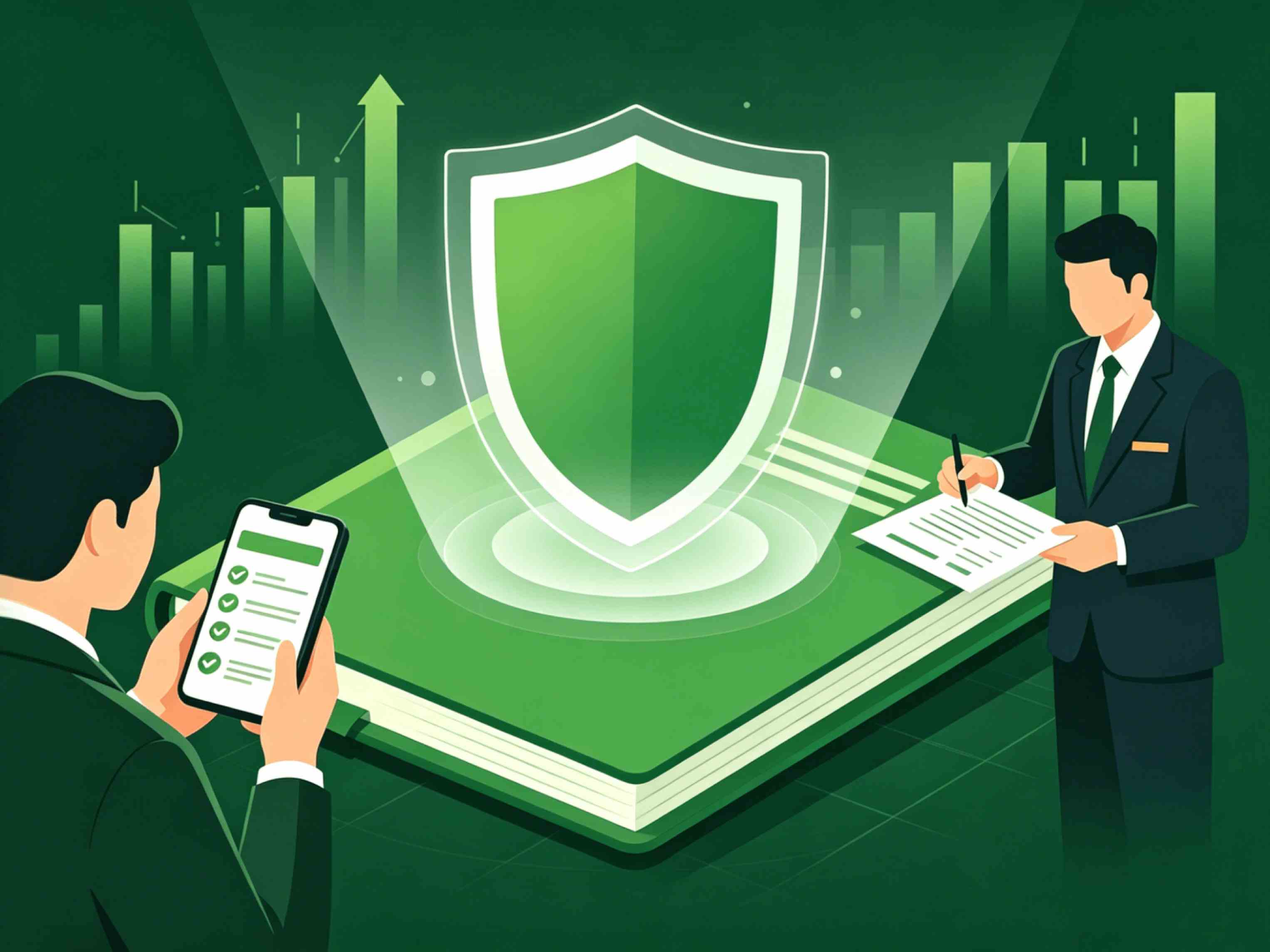 Illustration of privacy protection and encrypted data security